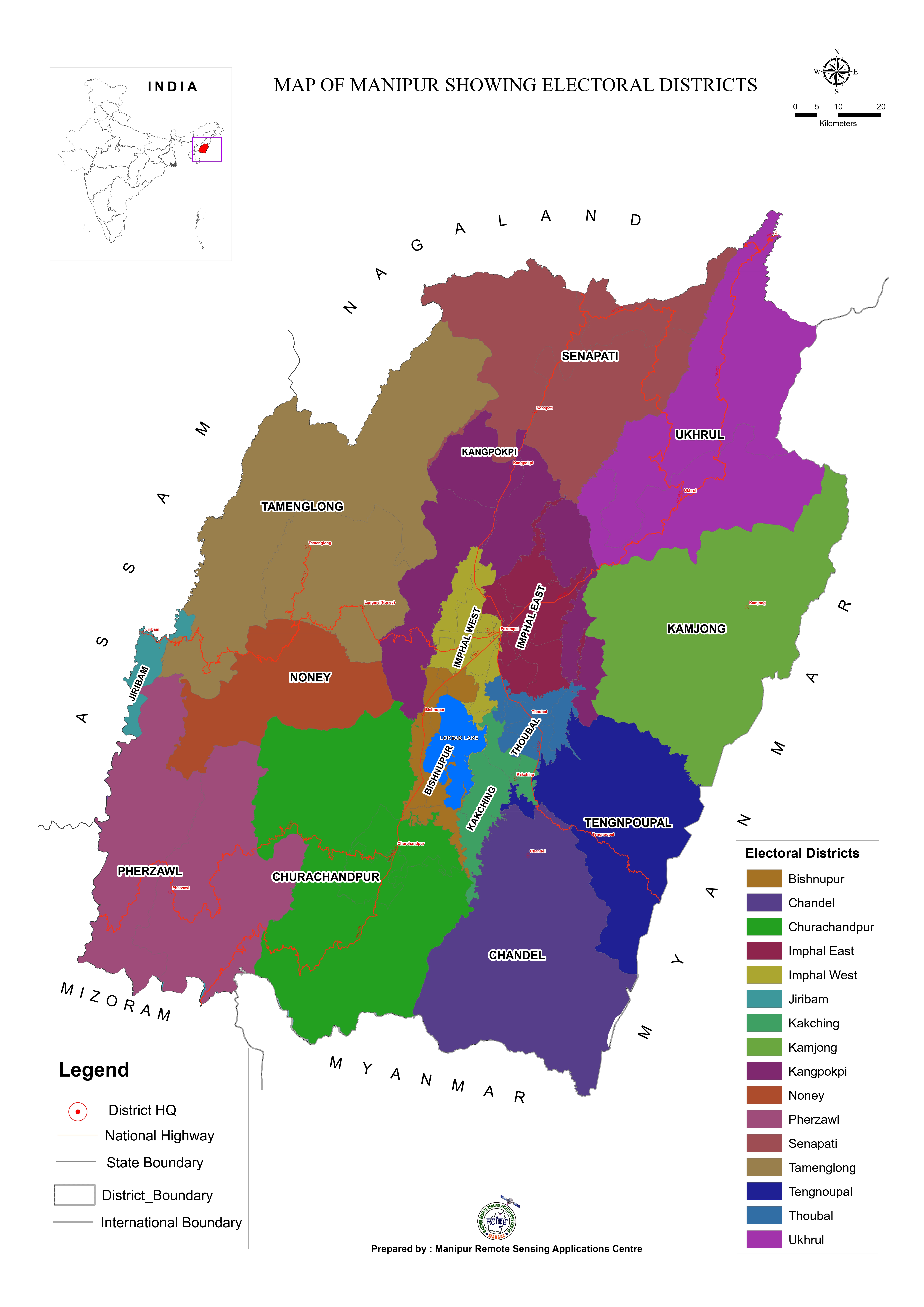 Manipur Map