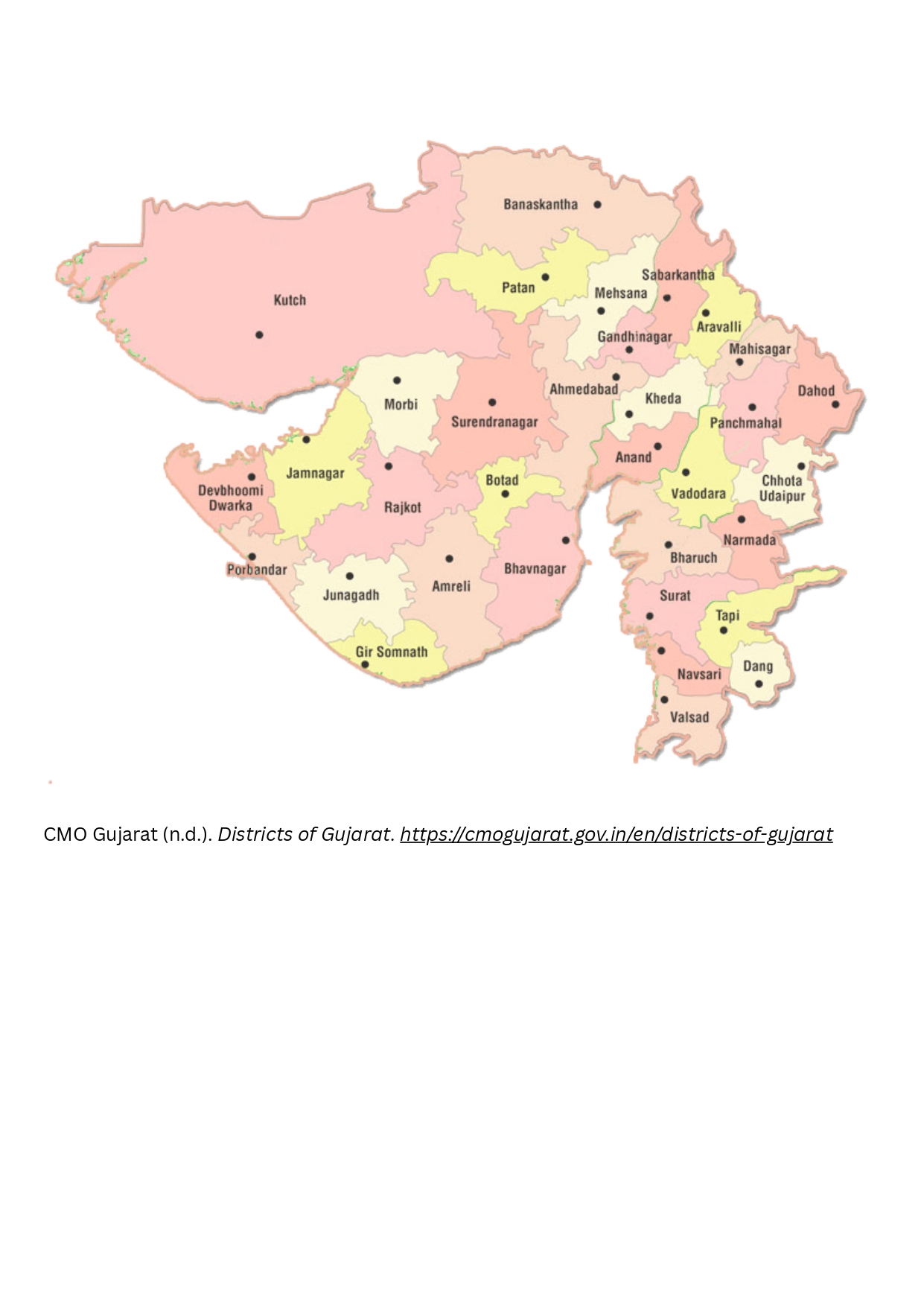Gujarat Map